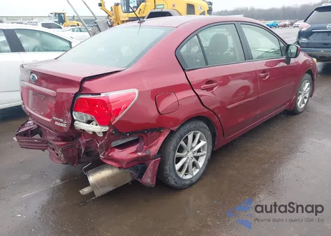 2014 Subaru Impreza 2.0I Premium z USA, uszkodzony, nr VIN JF1GJAC60EH006414